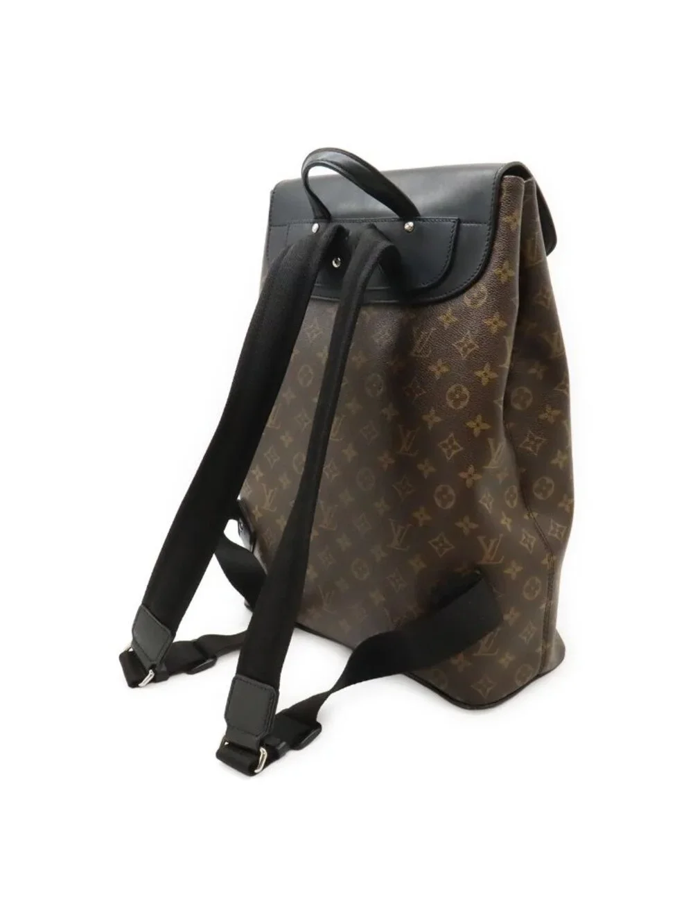Louis Vuitton Monogram Macassar Parc Backpack Shoulder Bag
